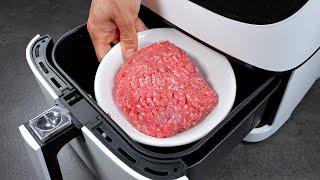 Ground Meat + Air Fryer = My Easiest Dinner Ever!