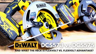 What is the difference between the DeWALT DCS573 and DeWALT DCS575 Circular Saw? | Lazy Guy DIY