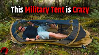 This Tent Sets Up in 1 Second - Inexpensive Military Tent Copy