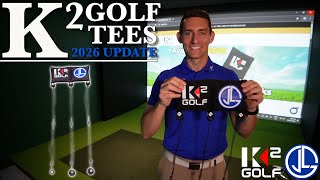 The BEST Simulator Golf Tees Just Leveled Up | K2 Golf Tees 2026 Update