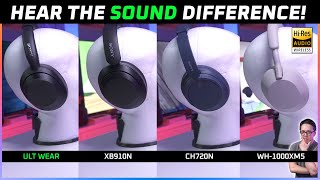 Ultimate Battle! 🔥 Sony ULT WEAR vs XB910N vs CH720N vs WH-1000XM5