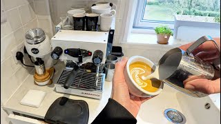 my morning coffee workflow with the la marzocco linea micra