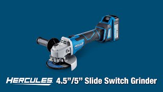 Hercules 20v Lithium Ion Cordless Brushless Angle Grinder