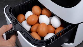 I Put Eggs in the Air Fryer… and THIS Happened!